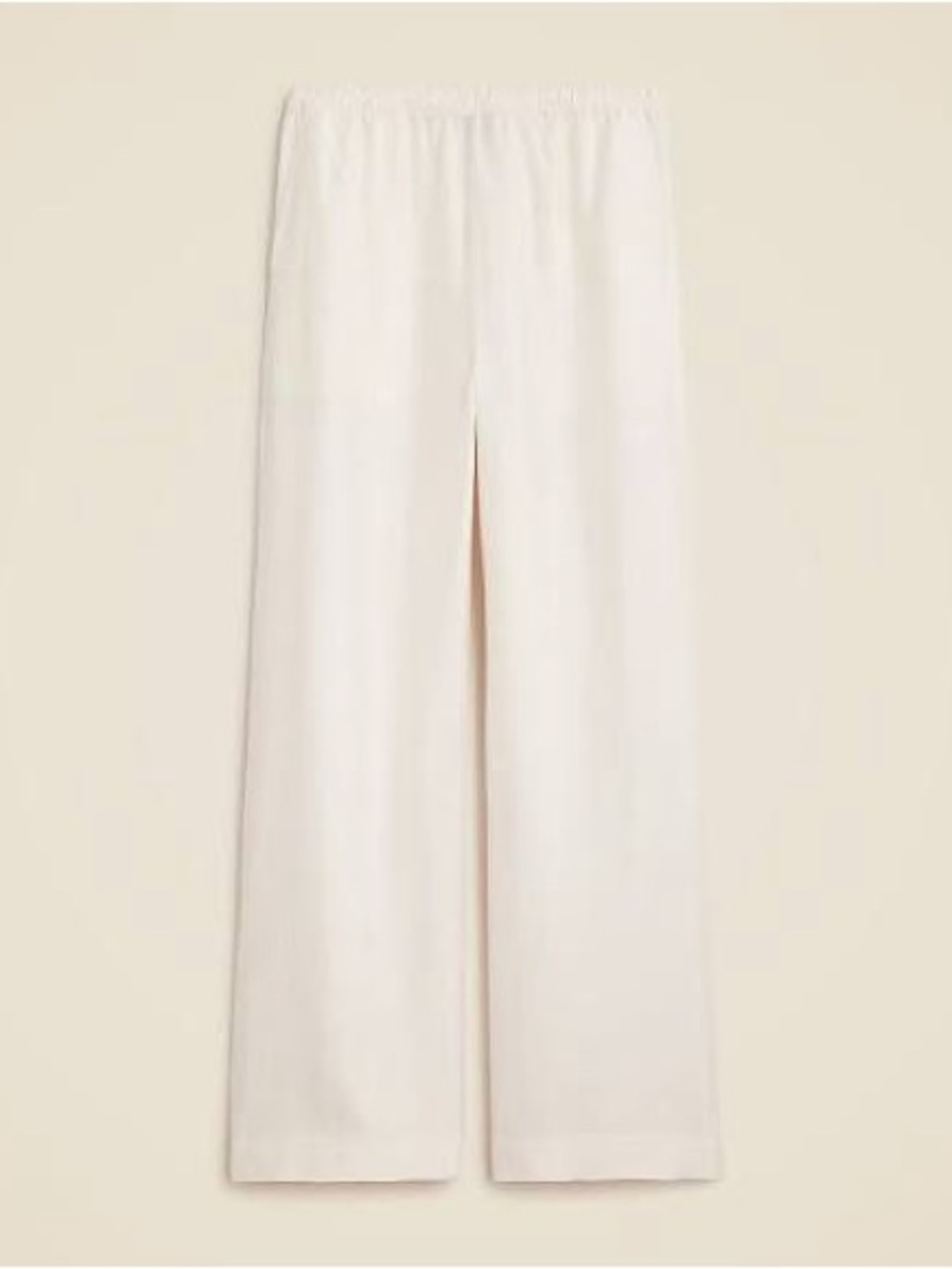J.Crew Stratus Pant Textured Satin Ivory PM Wide Leg NWT $148 Sold Out